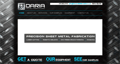 Desktop Screenshot of dariametalfabricators.com